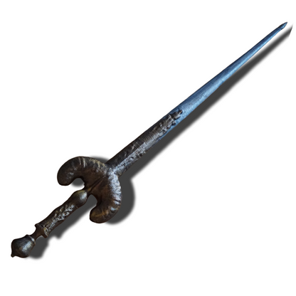 Mini Ornamental Straight Sword Non functional Durable Plastic Replica Cosplay Piece