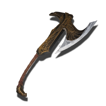 Mini Elven War Axe Non functional Durable Plastic Replica Cosplay Piece