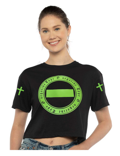 Type O negative Women Crop top Tee Shirt  | Peter Steele | Metal | Goth