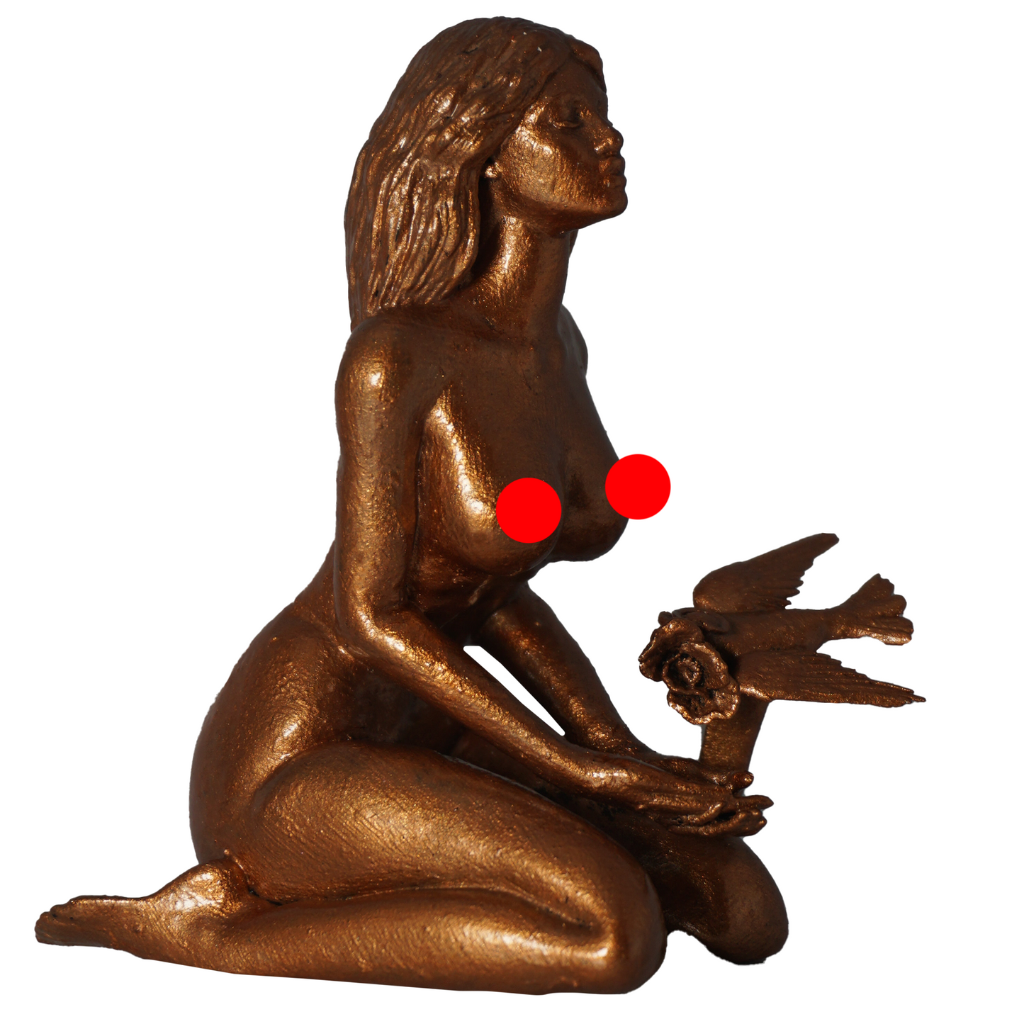 Rosetti Beata Beatrix Unclothed art Replica Statue