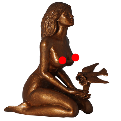 Rosetti Beata Beatrix Unclothed art Replica Statue