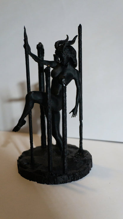 Female, Succubus Pole Dancing Figurine Statue