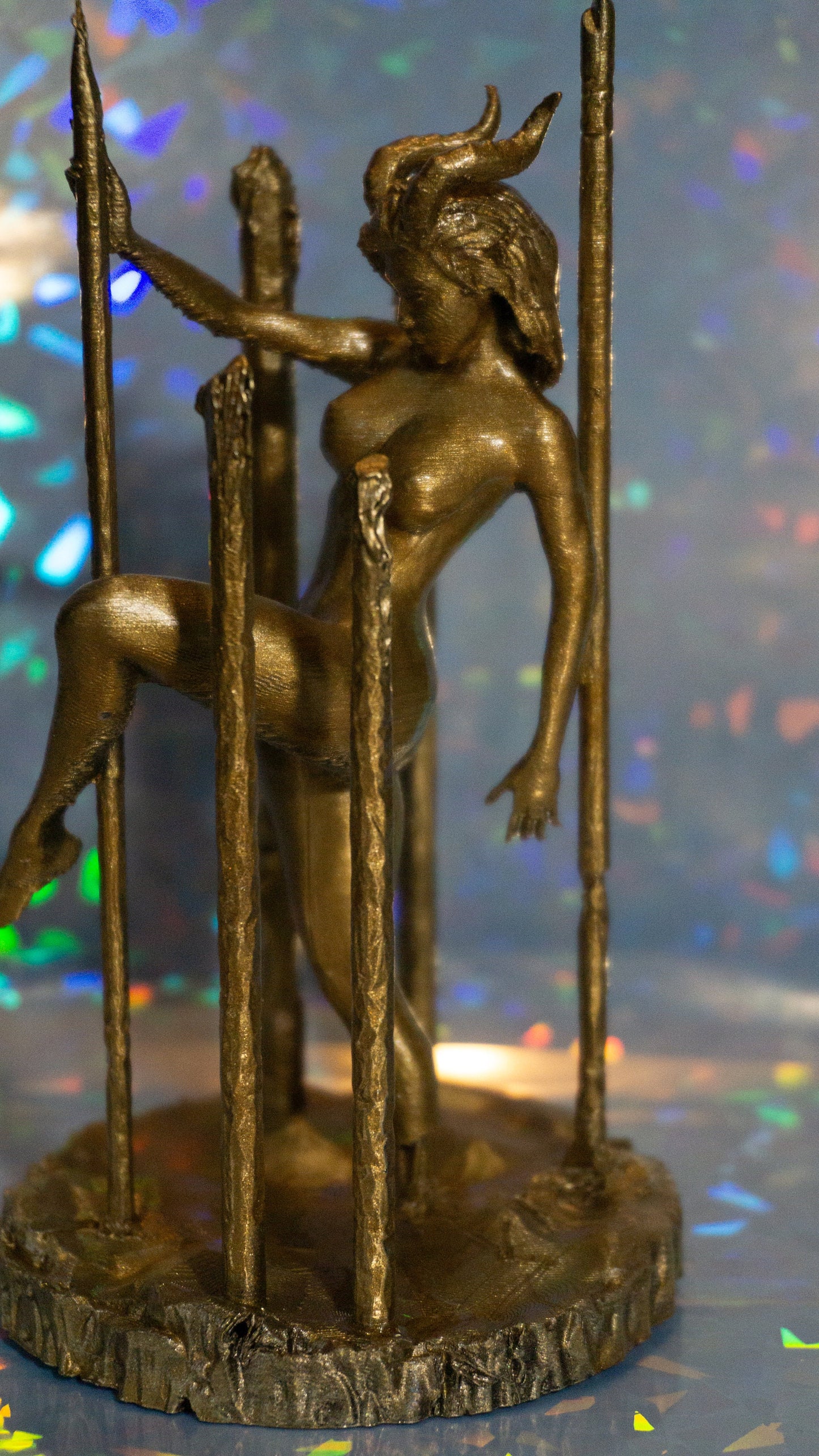 Female, Succubus Pole Dancing Figurine Statue