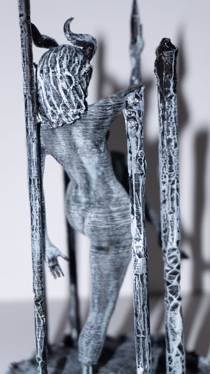 Female, Succubus Pole Dancing Figurine Statue
