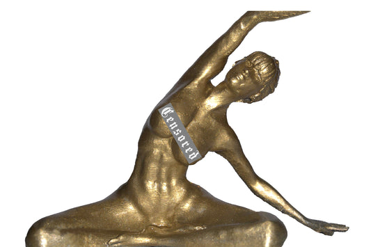 Female, Sitting Yoga Pose Figurine Statue