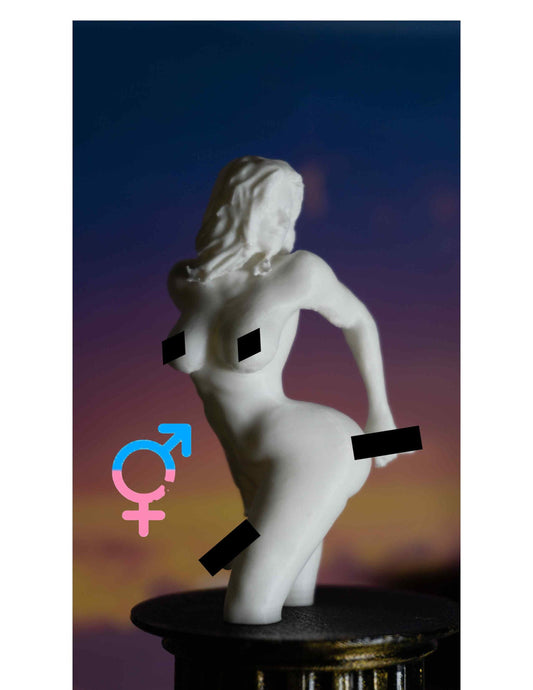 Transgender, Self Love - Sculpture and Tabletop Decoration Transgender Trans Statue