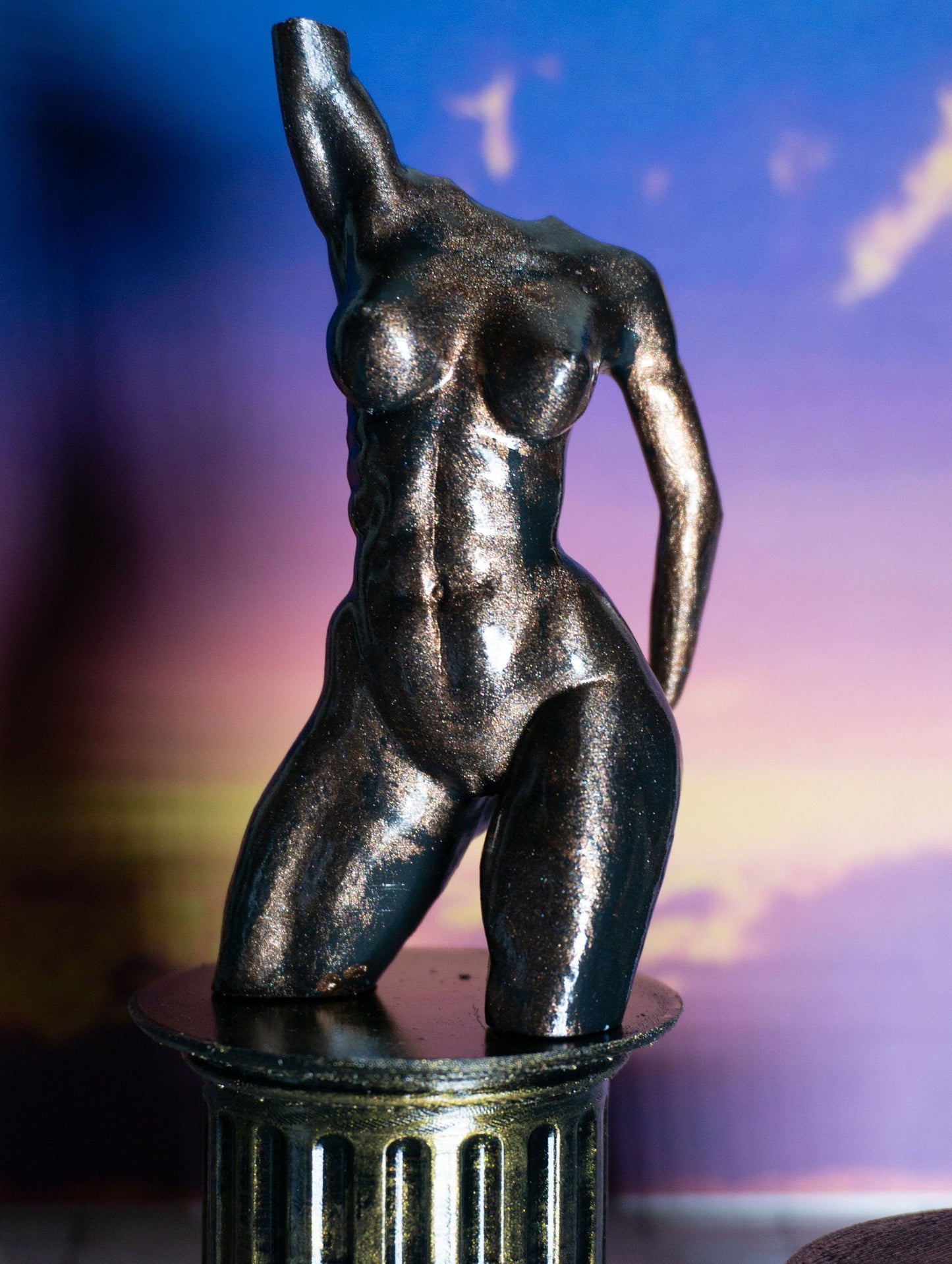 Female, Victorious - Sculpture
