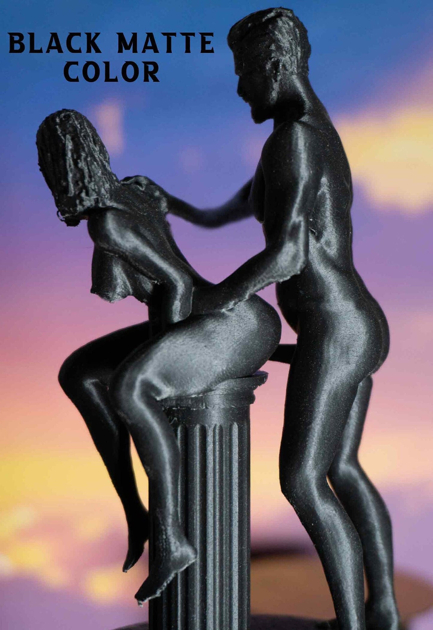 Female, Male, Seated - Sculpture and Tabletop Decoration Statue