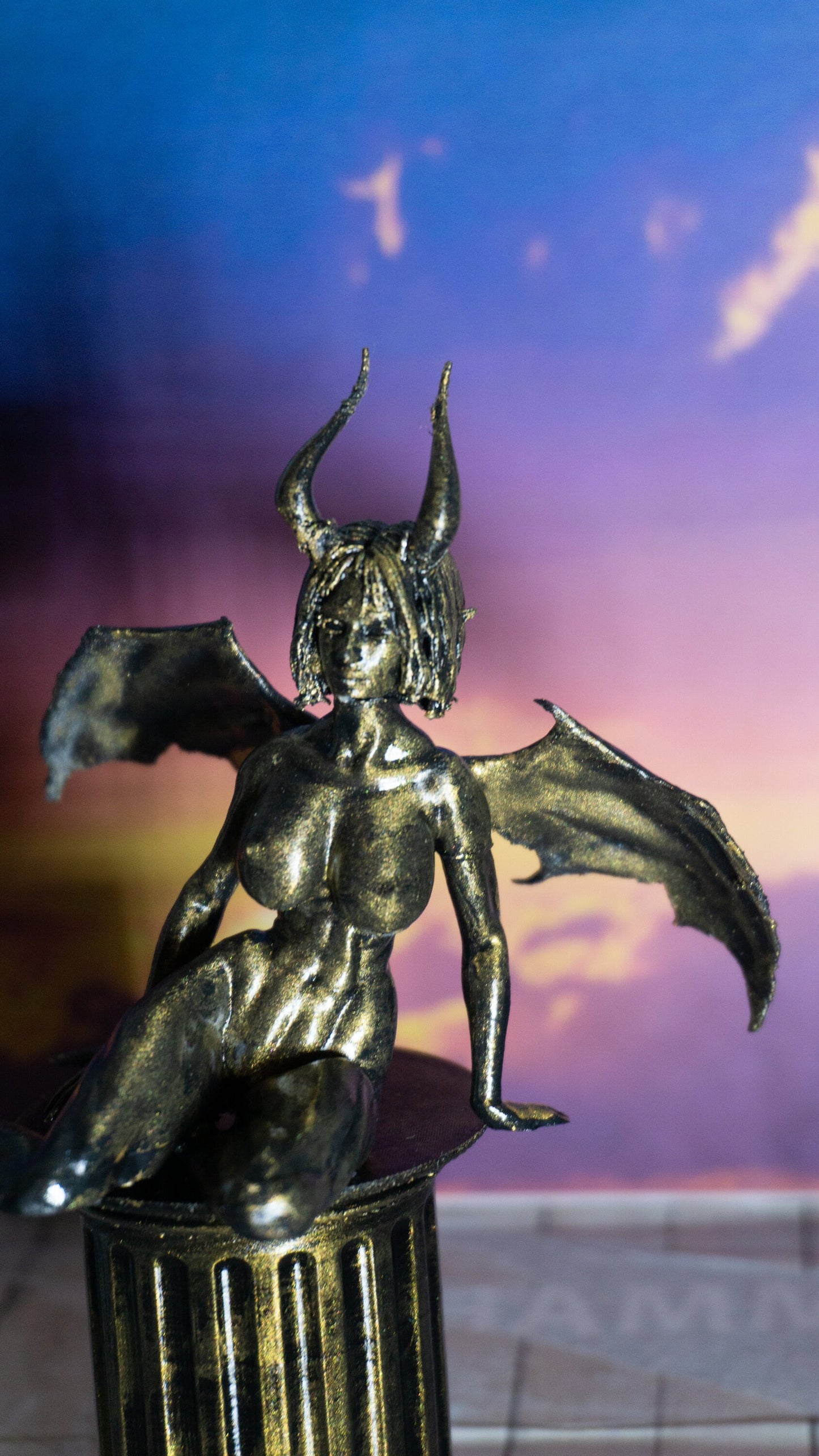 Female, demonic succubus - Sculpture, Statue, and Tabletop Decoration