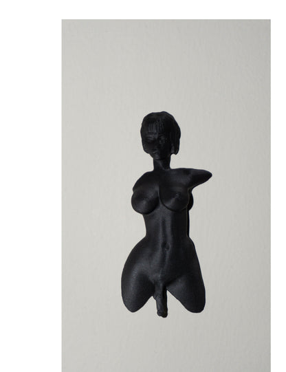 Androgynous, Lover - Sculpture and wall art decoration