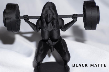 Androgynous, Weightlifting - Sculpture and art decoration Transgender art