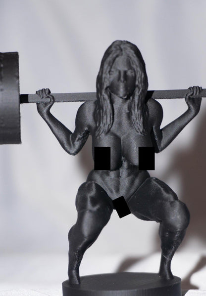 Female, Weightlifting - Sculpture and art decoration Transgender art