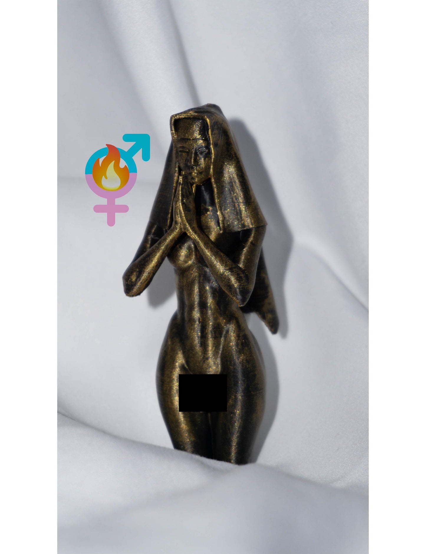 Androgynous, The Nun - Sculpture