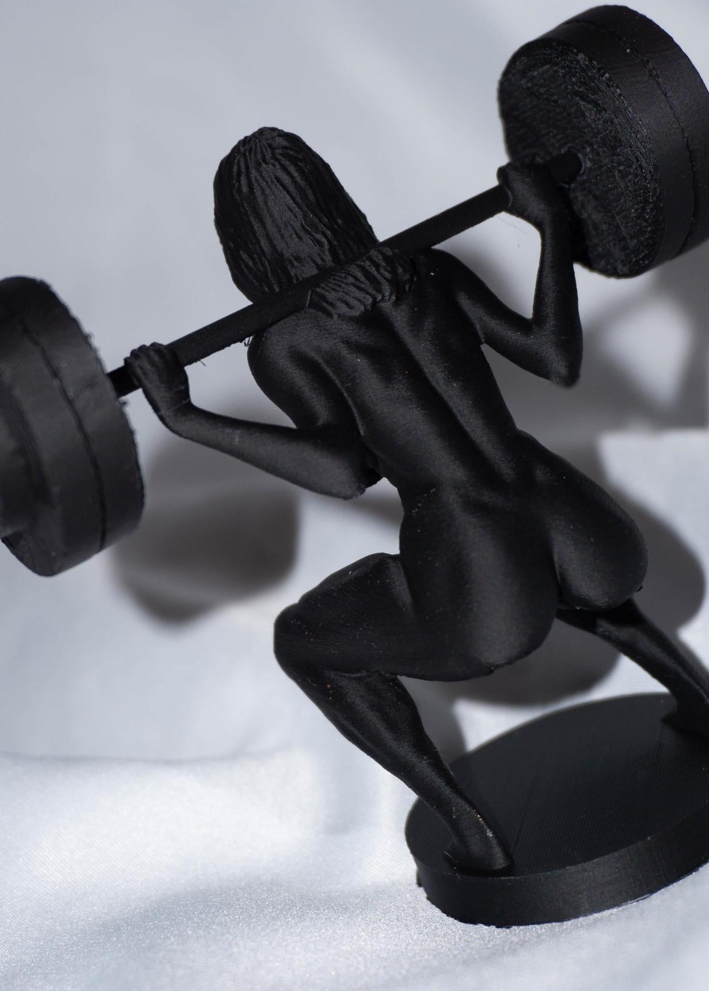 Female, Weightlifting - Sculpture and art decoration Transgender art