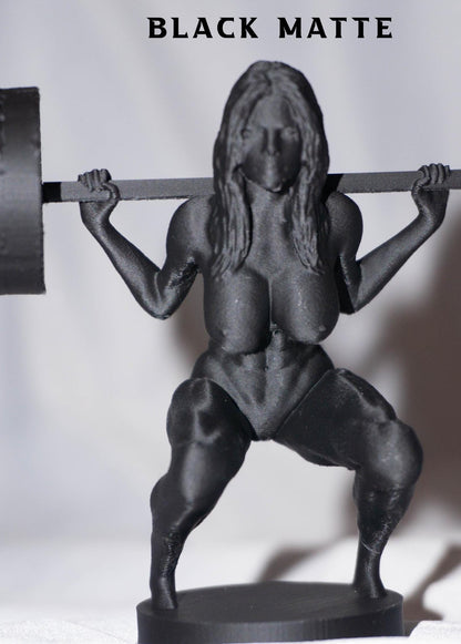 Female, Weightlifting - Sculpture and art decoration Transgender art