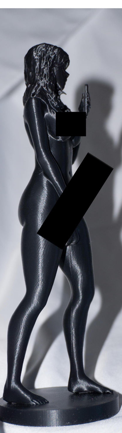 Androgynous, Selfie - Sculpture and Tabletop Decoration Statue Transgender