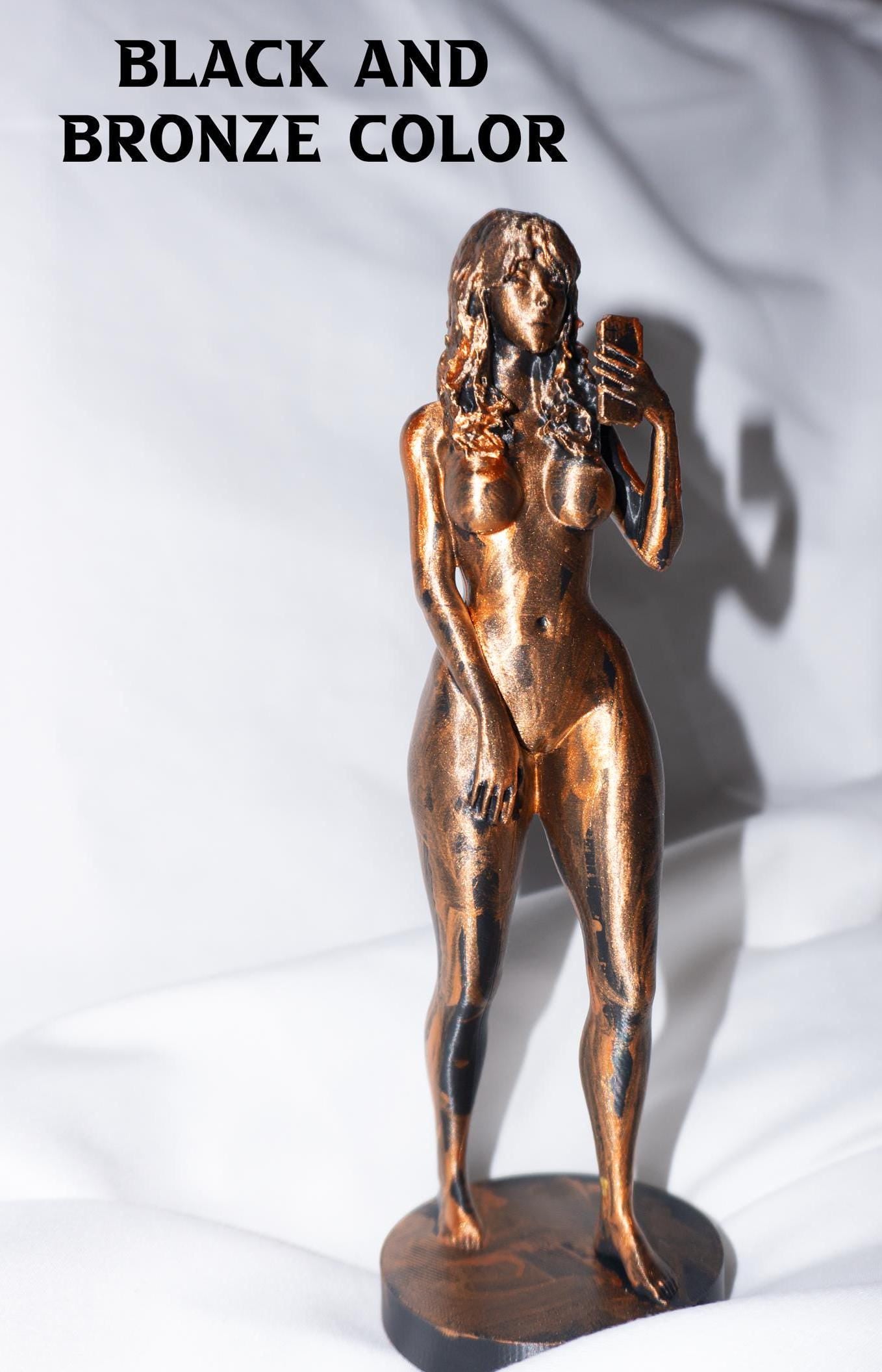 Female, Selfie - Sculpture and Tabletop Decoration Statue