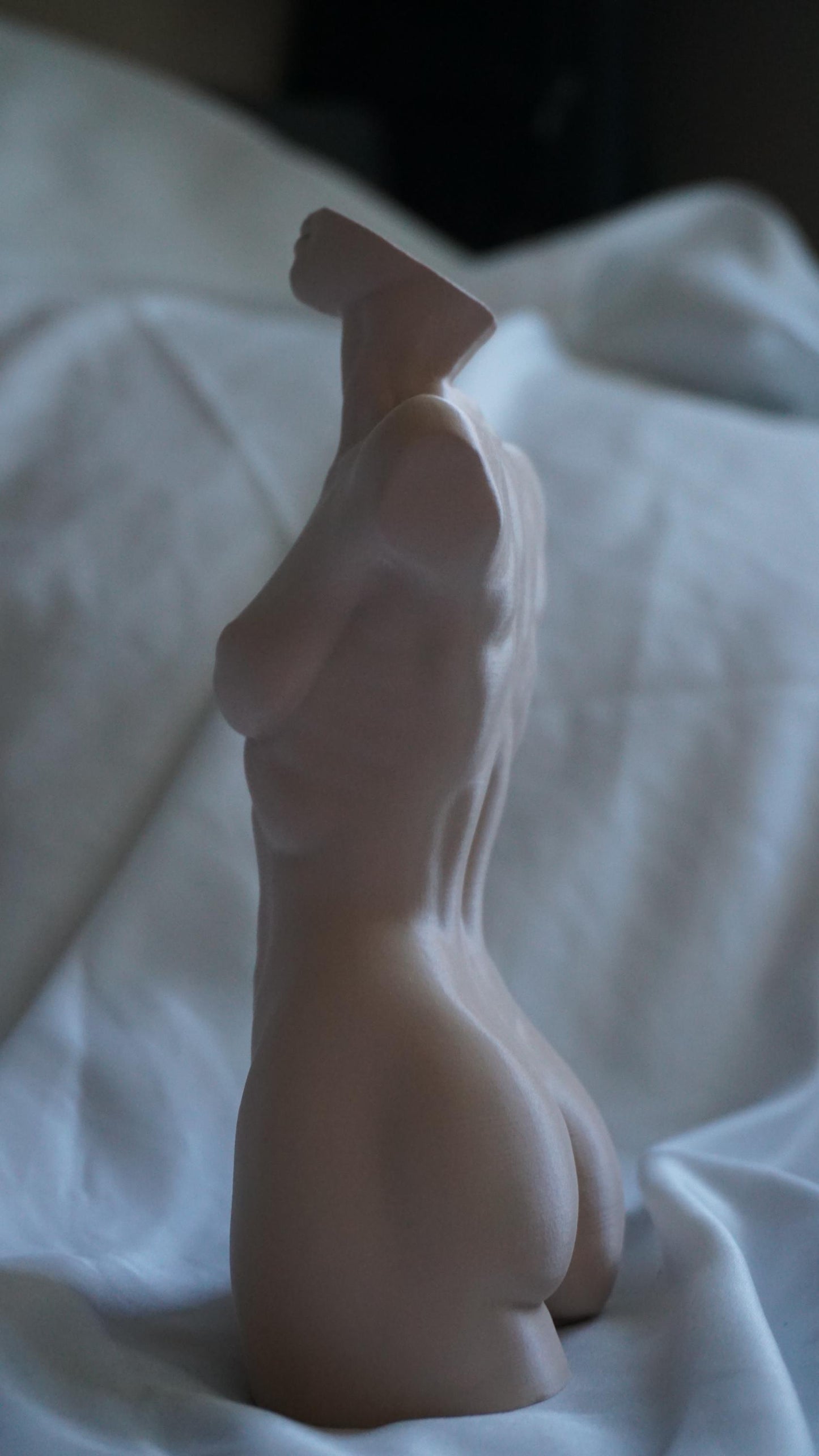 Beige Statue of a woman