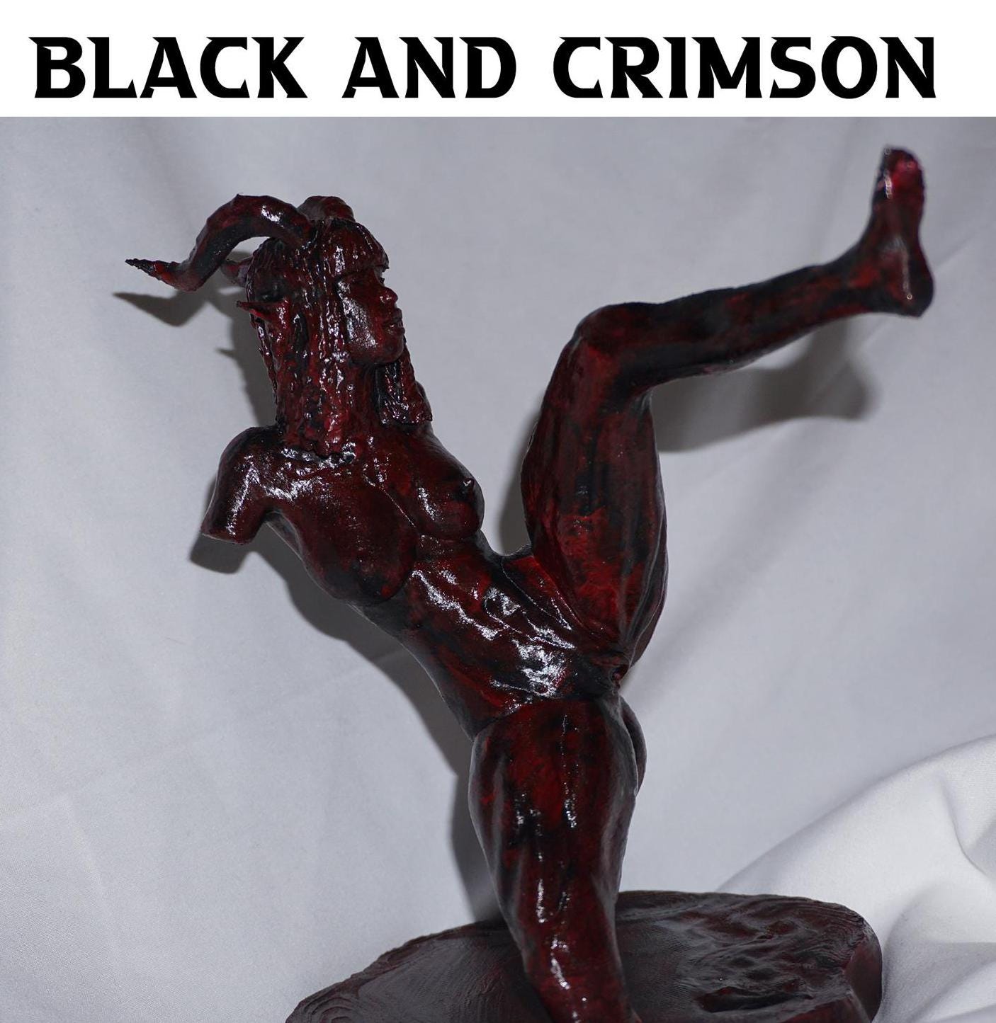 Female, Tiefling - Sculpture, Statue, and Tabletop Decoration