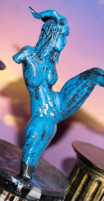 Female, Tiefling - Sculpture, Statue, and Tabletop Decoration