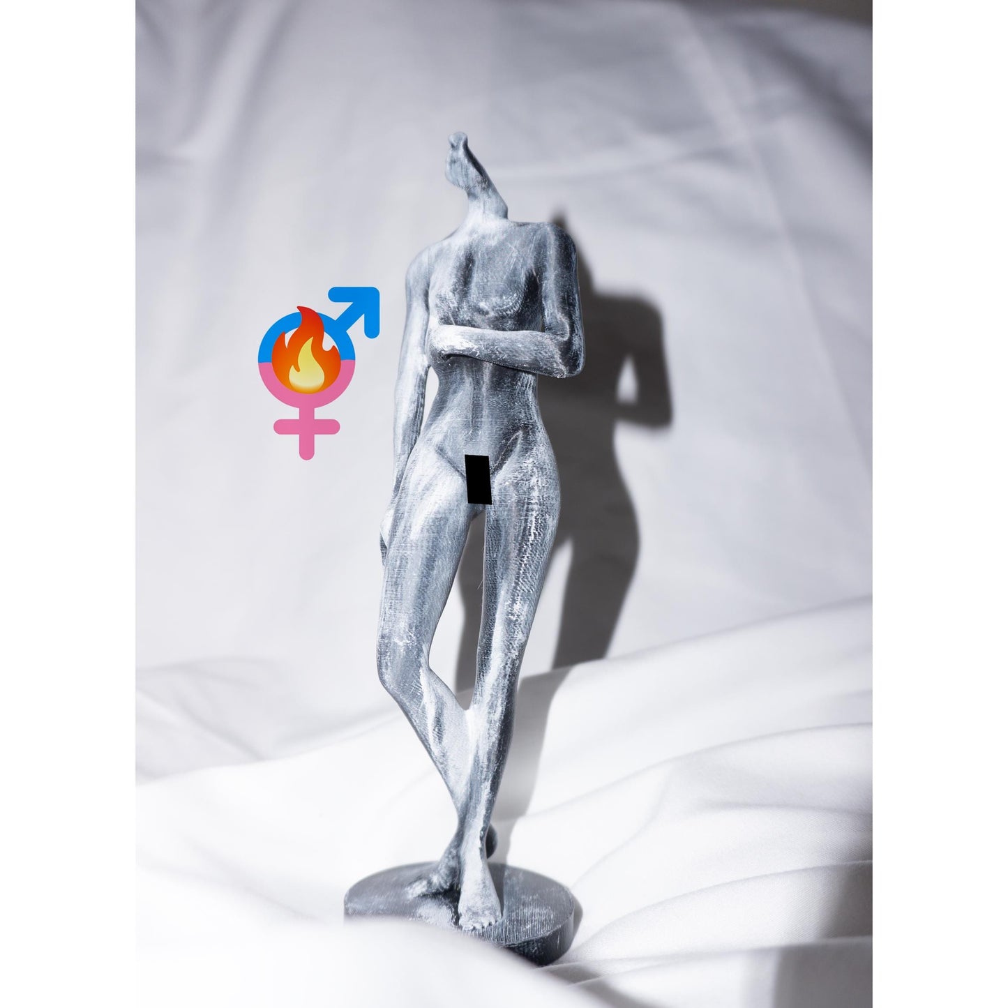 Androgynous, The Self - Sculpture and Tabletop Decoration Statue