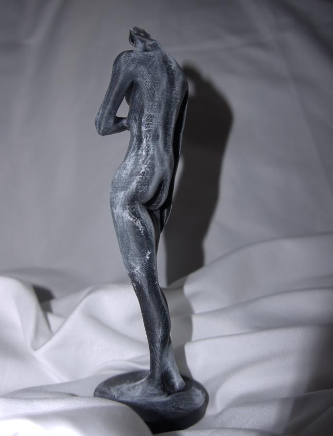 Androgynous, The Self - Sculpture and Tabletop Decoration Statue