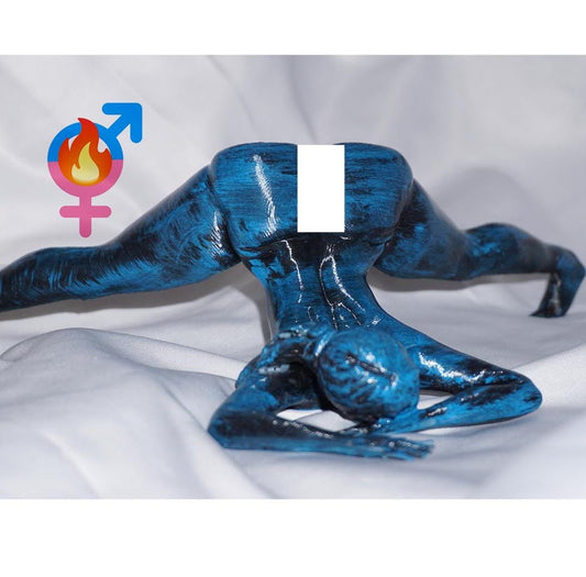 Adrogynous, Ecliptica - Woman Sculpture and Tabletop Decoration Statue Transgender art | LGBTQ