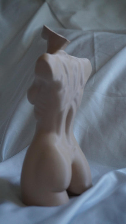 Beige Statue of a woman