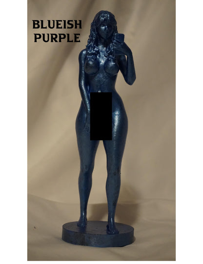 Androgynous, Selfie - Sculpture and Tabletop Decoration Statue Transgender