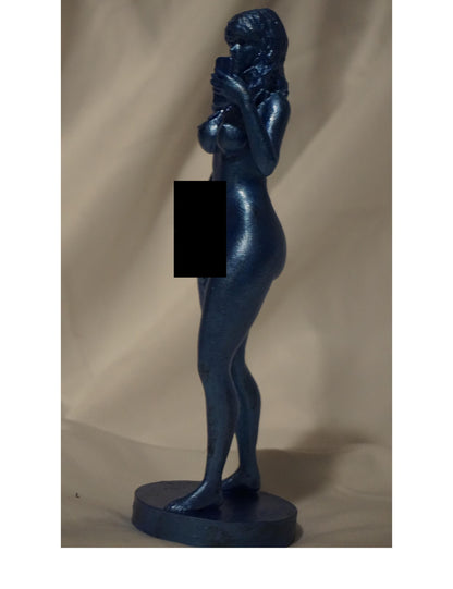 Androgynous, Selfie - Sculpture and Tabletop Decoration Statue Transgender