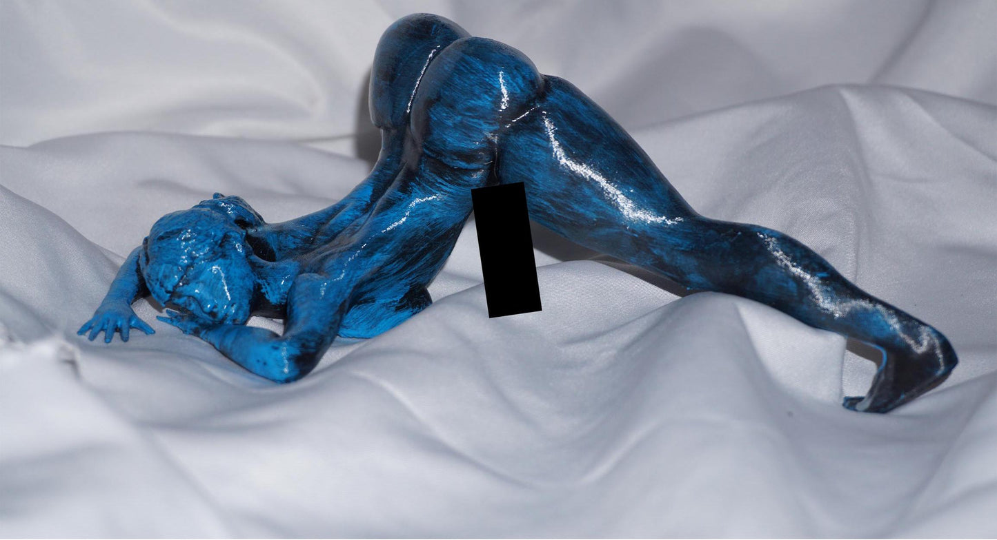 Adrogynous, Ecliptica - Woman Sculpture and Tabletop Decoration Statue Transgender art | LGBTQ