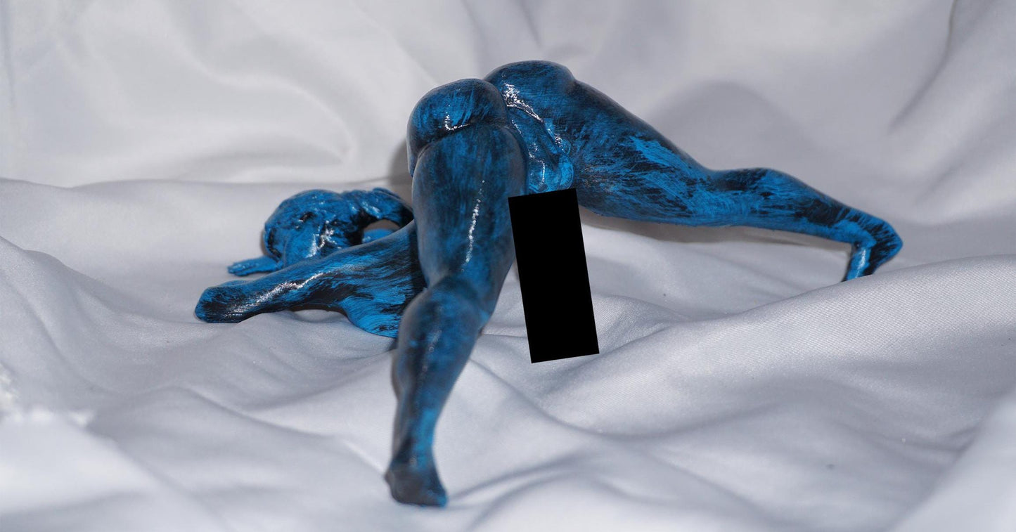 Adrogynous, Ecliptica - Woman Sculpture and Tabletop Decoration Statue Transgender art | LGBTQ