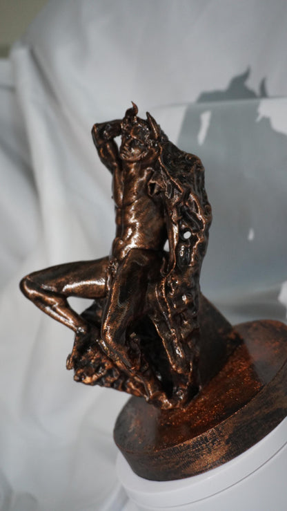 The Faun's Languid Reverie Mythological and Antique Statue