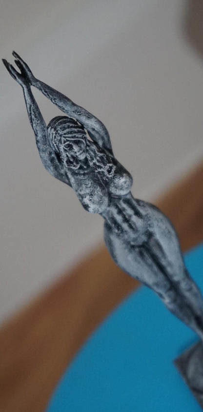 Ascend – Nude Woman in Uplifted Grace Sculpture