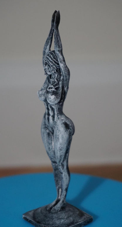 Ascend – Nude Woman in Uplifted Grace Sculpture