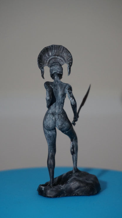 Endure – Wounded Hoplite Swordswoman Statue