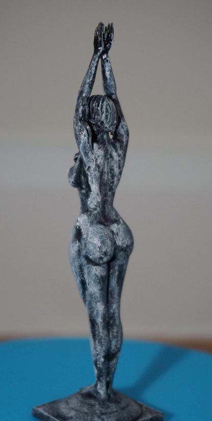 Ascend – Nude Woman in Uplifted Grace Sculpture
