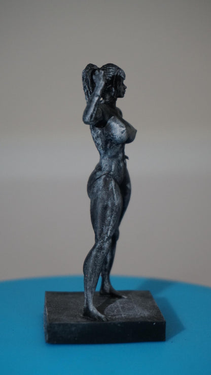Iron Grace – Female Bodybuilder in Triumph | Sculpture