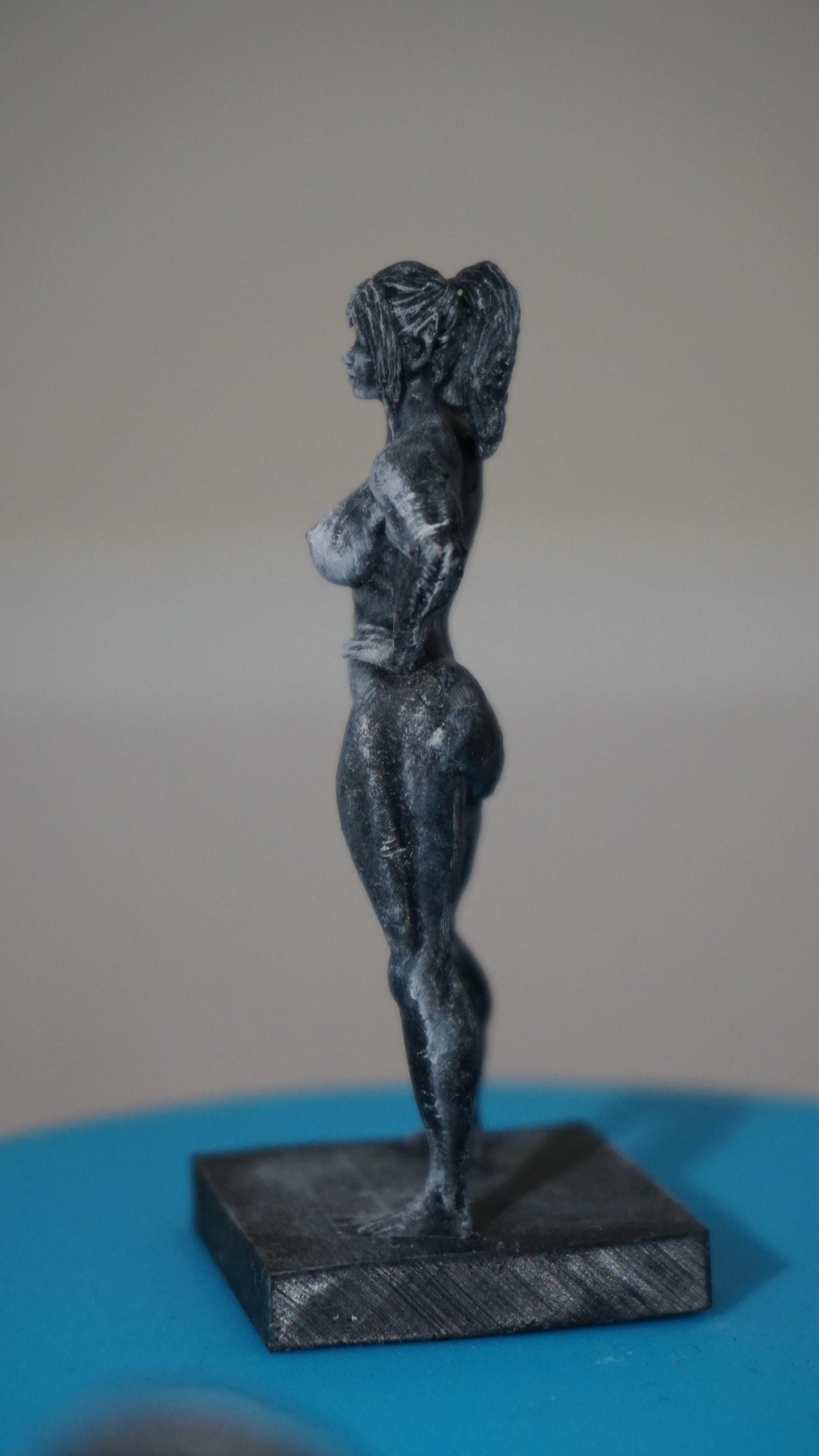 Iron Grace – Female Bodybuilder in Triumph | Sculpture