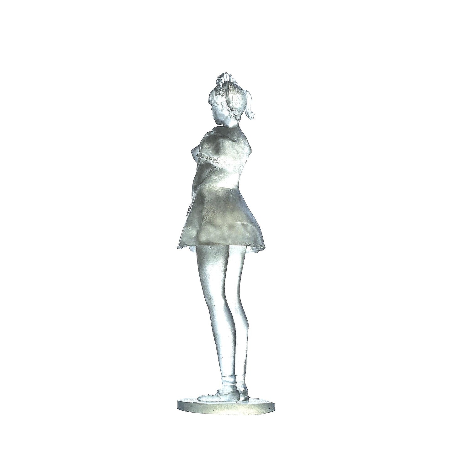 Crystal Clear Flirty Maid Statue