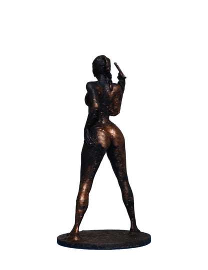 Revolt – Bikini Girl Revolver Fine Art