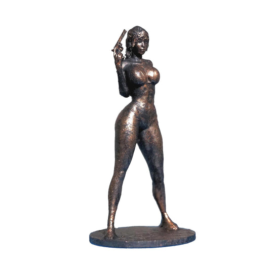 Revolt – Bikini Girl Revolver Fine Art