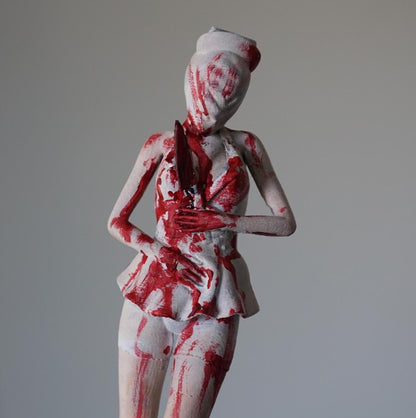 Blood Hematoma  – Horror-Inspired Nurse Statue