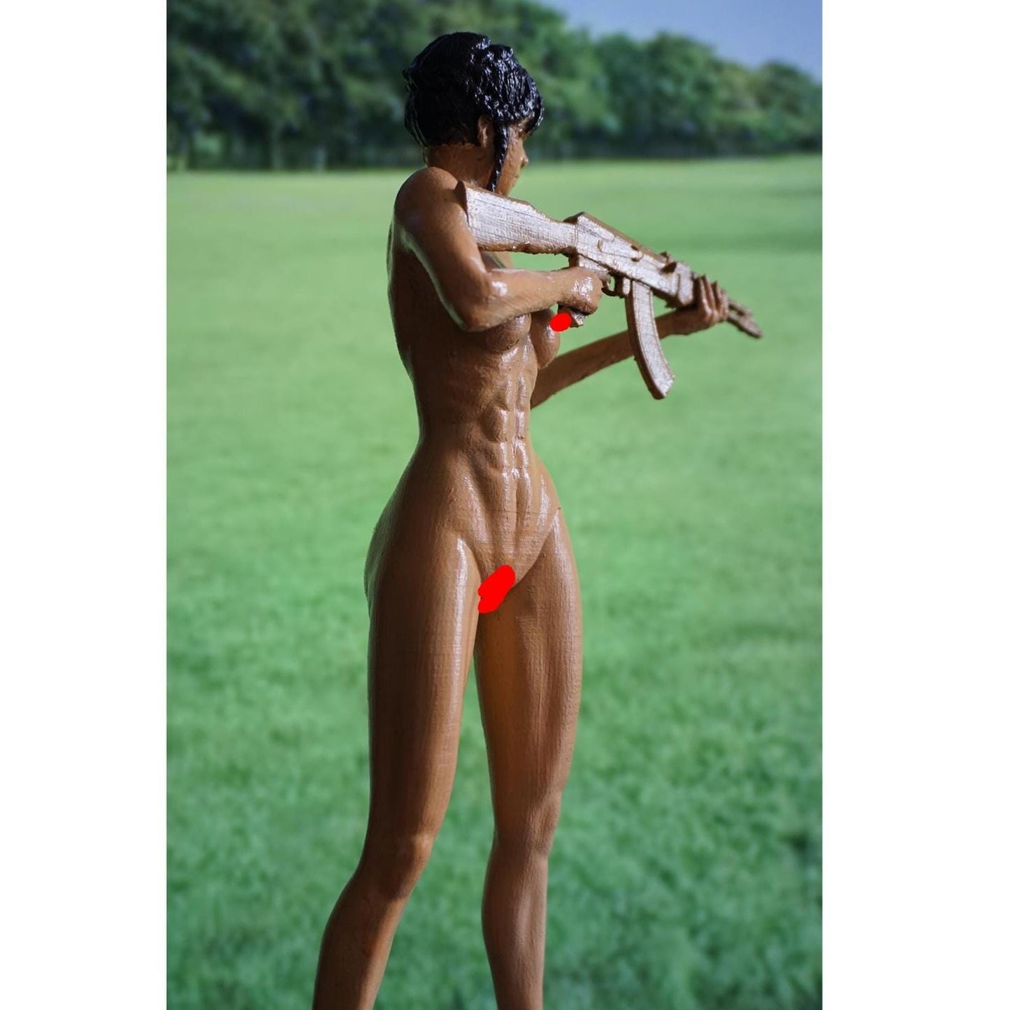 Rebellion - Fighter Statue