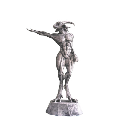 Reach – Goat Man Figurine Art