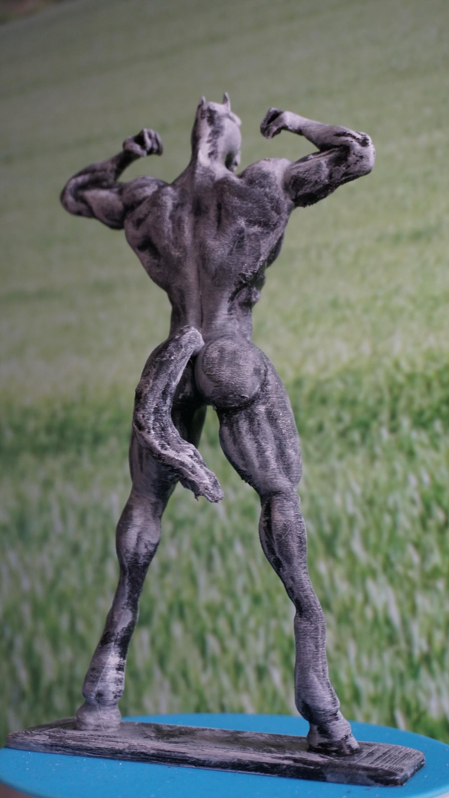 Champion – Horse Man Statue