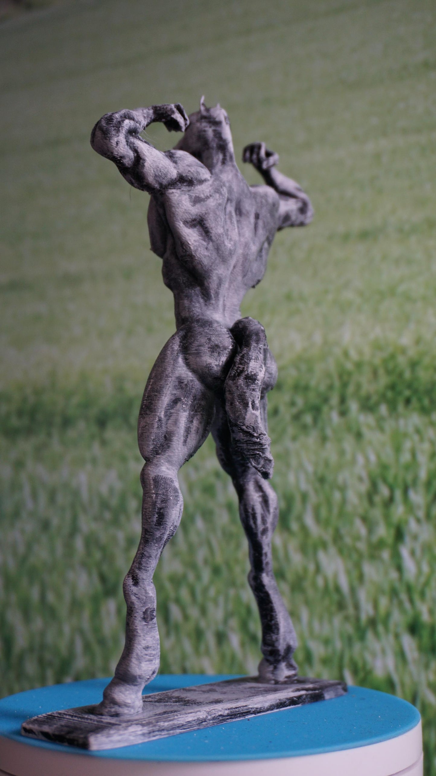 Champion – Horse Man Statue