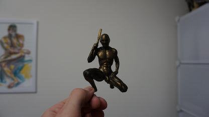 Secret Agent – Male Figurine with Suppressed weapon
