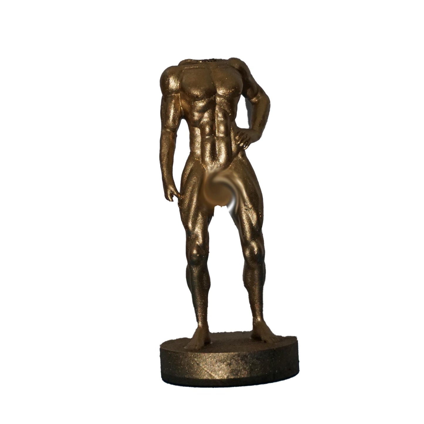 Gilded Strength Statue