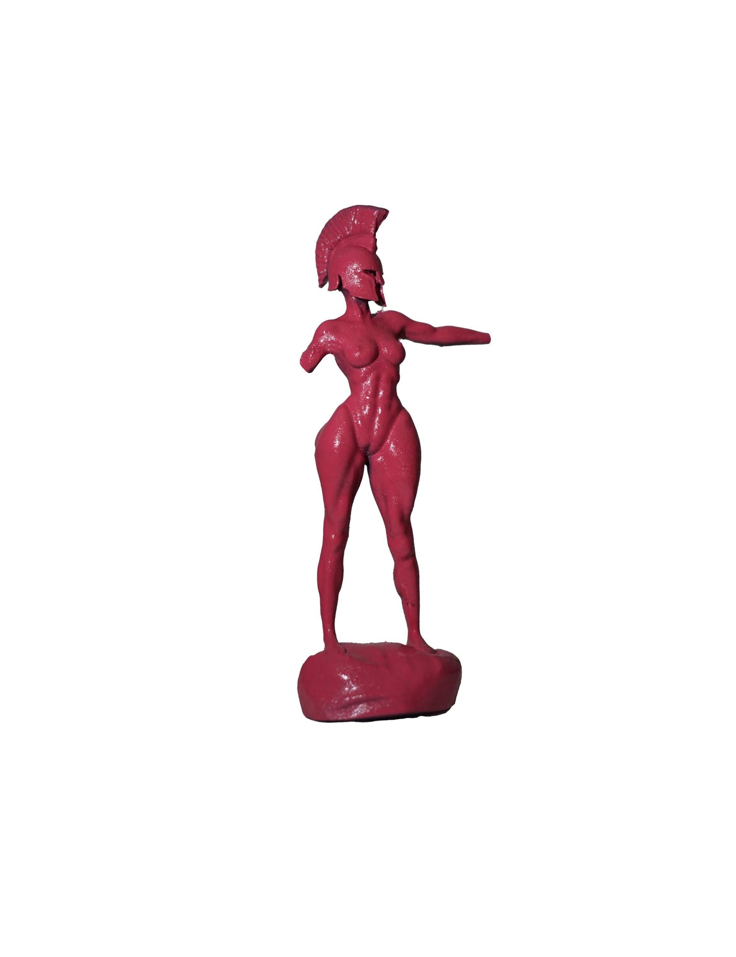 Greek Spartan Warrior Woman Statue